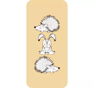 Sticker samsung charmantes créatures amies - TenStickers