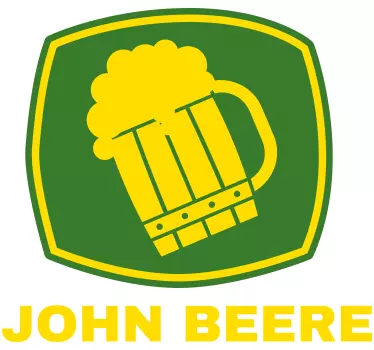 Autocollant Voiture John beere - TenStickers