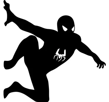 Sticker Mural Super Héro Spiderman sur le mur - TenStickers