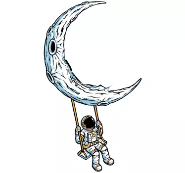 Sticker Mural Espace Illustration de voyage spatial - TenStickers