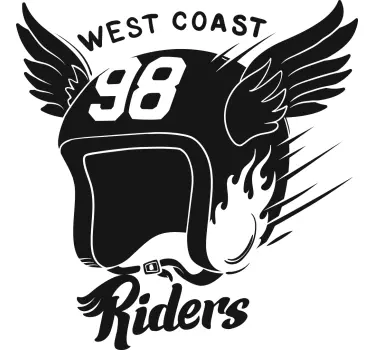 Sticker Moto Gang de motards - TenStickers