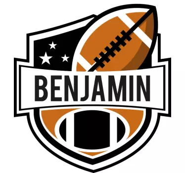 Autocollant Sport Badge de football américain - TenStickers