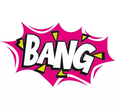 Sticker pc portable bang - TenStickers