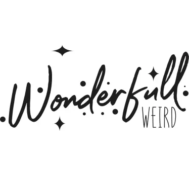 Sticker Texte Magnifique - TenStickers