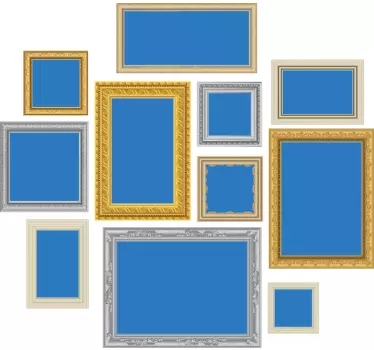 Sticker Cadre Photo Collection de cadres personnalisable - TenStickers