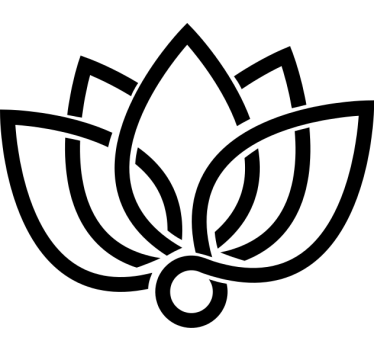 Autocollant Voiture Fleur de lotus - TenStickers