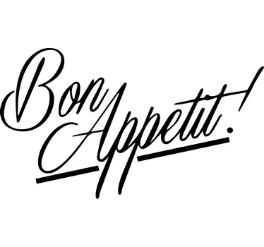 Sticker cuisine Bon appétit - TenStickers
