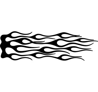 Autocollant Moto Autocollant de flamme - TenStickers