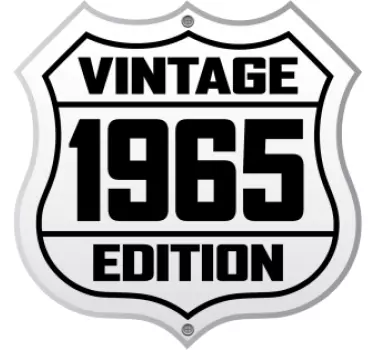Sticker voiture classique rétro vintage - TenStickers