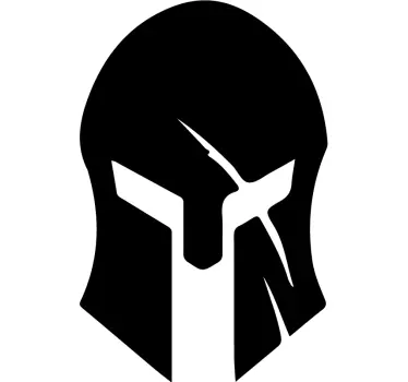 Sticker voiture motif casque romain - TenStickers