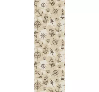 Sticker pour Frigo Objets de la mer - TenStickers