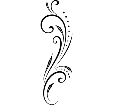 adhesif mural floral ambigu - TenStickers