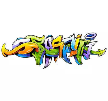 Kit pour Sticker Graffiti multicolore - TenStickers