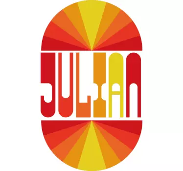 Sticker texte arrangement de noms personnalisés - TenStickers