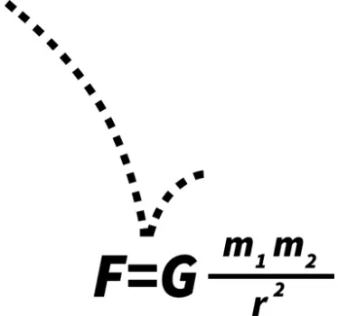 Sticker formule de la gravité pour Mac - TenStickers