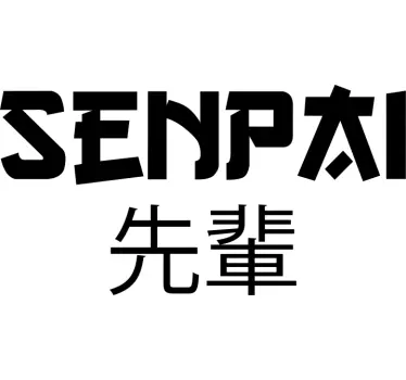 Sticker Proverbe Anime senpai - TenStickers