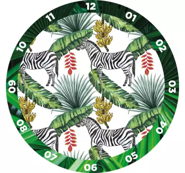 Sticker Horloge de la nature - TenStickers