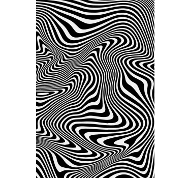 Sticker iphone effet 3d zèbre - TenStickers