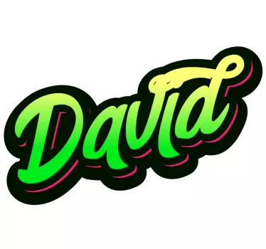 Sticker citation style de nom personnalisable - TenStickers