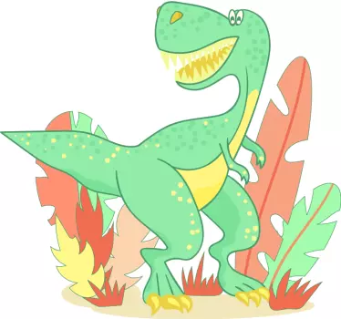 Stickers muraux Dinosaure t-rex artistique - TenStickers