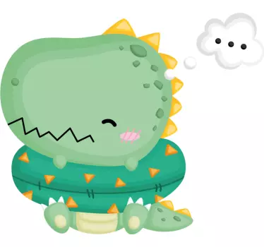 Stickers muraux dinosaure Dessin animé dinosaure mignon - TenStickers