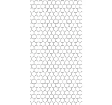 Sticker pour Paroi de Douche hexagonale - TenStickers