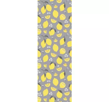 Sticker pour Frigo Citron tropical - TenStickers