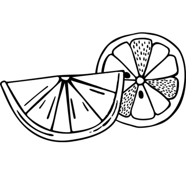 Autocollant Fruit Les agrumes - TenStickers