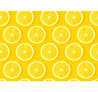 Sticker gastronomie motif agrumes frais - TenStickers