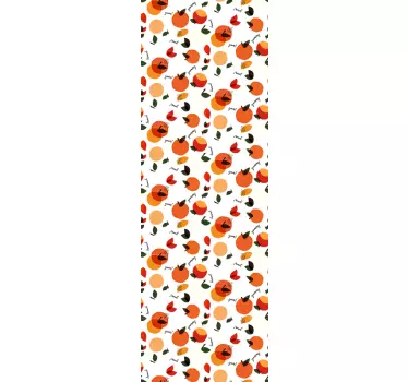 Sticker pour Frigo Oranges délicieuses abstraites - TenStickers