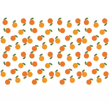 Sticker gastronomie motif agrumes éclatants - TenStickers