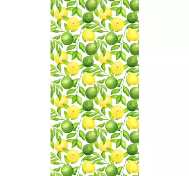 Sticker pour Frigo Citrons et limes - TenStickers