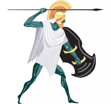 Sticker personnage mythologie Zeus - TenStickers