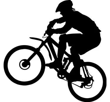 Sticker Moto Silhouette bmx - TenStickers