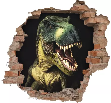 stickers muraux dinosaure Lenticulaire 3d - TenStickers