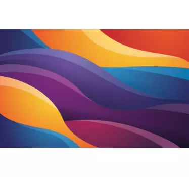 Sticker Deco Meuble Lignes de couleur - TenStickers