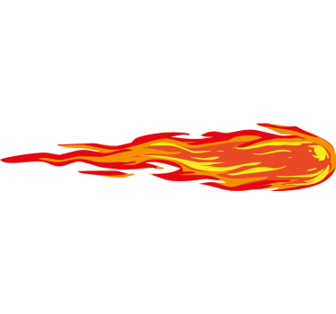 Sticker voiture flammes - TenStickers
