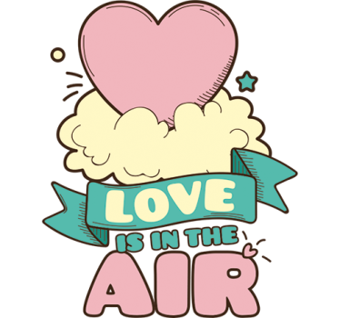 Sticker love is in the air - TenStickers