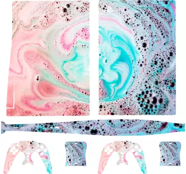 Autocollant PS5 Effet savonneux ps4 - TenStickers