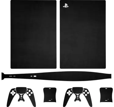 Autocollant PS5 Peau noire ps5 - TenStickers