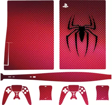 Sticker PS5 Logo poitrine spiderman - TenStickers