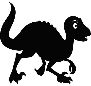 Sticker mural dinosaure personnage ludique - TenStickers
