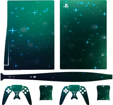 Sticker ps5 surface de jeu Étoilée - TenStickers