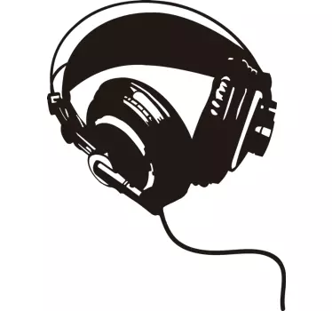 Sticker mural casque graffiti - TenStickers