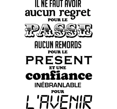 Autocollant muraux Salon citation Jean Jaurès - TenStickers