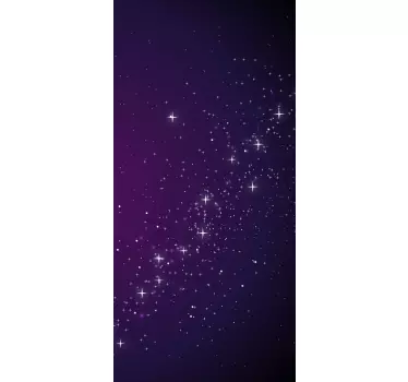 Sticker samsung motif Étoiles cosmiques - TenStickers