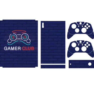 Sticker xbox design club de gamers - TenStickers