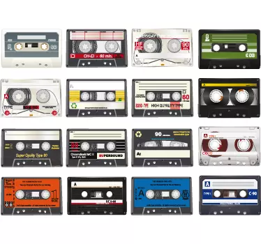 Sticker collection cassettes - TenStickers