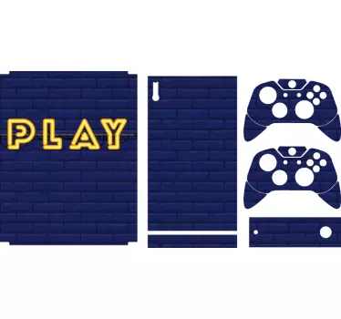 Sticker xbox graphismes stylisés play - TenStickers