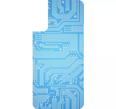 Sticker samsung motif circuit - TenStickers